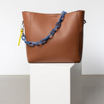 strap acrylic chain ocean blue - short - VIVI MARI