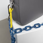 strap acrylic chain ocean blue - short - VIVI MARI