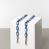 strap acrylic chain ocean blue - short - VIVI MARI