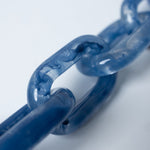 strap acrylic chain ocean blue - short - VIVI MARI