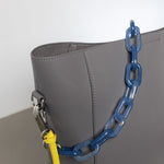 strap acrylic chain ocean blue - short - VIVI MARI