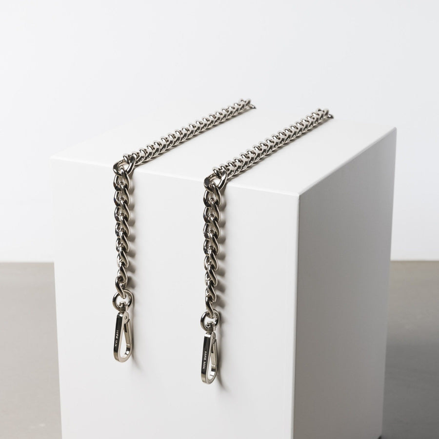 strap chunky chain silver - short - VIVI MARI