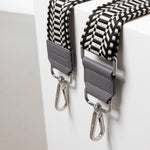 strap ethno black/white - taupe - VIVI MARI