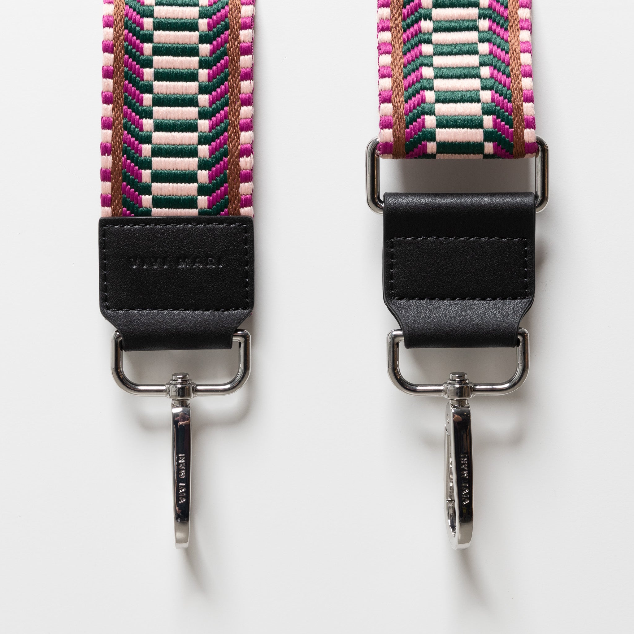 strap ethno multi magenta - black - VIVI MARI