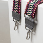 strap ethno multi magenta - tan - VIVI MARI