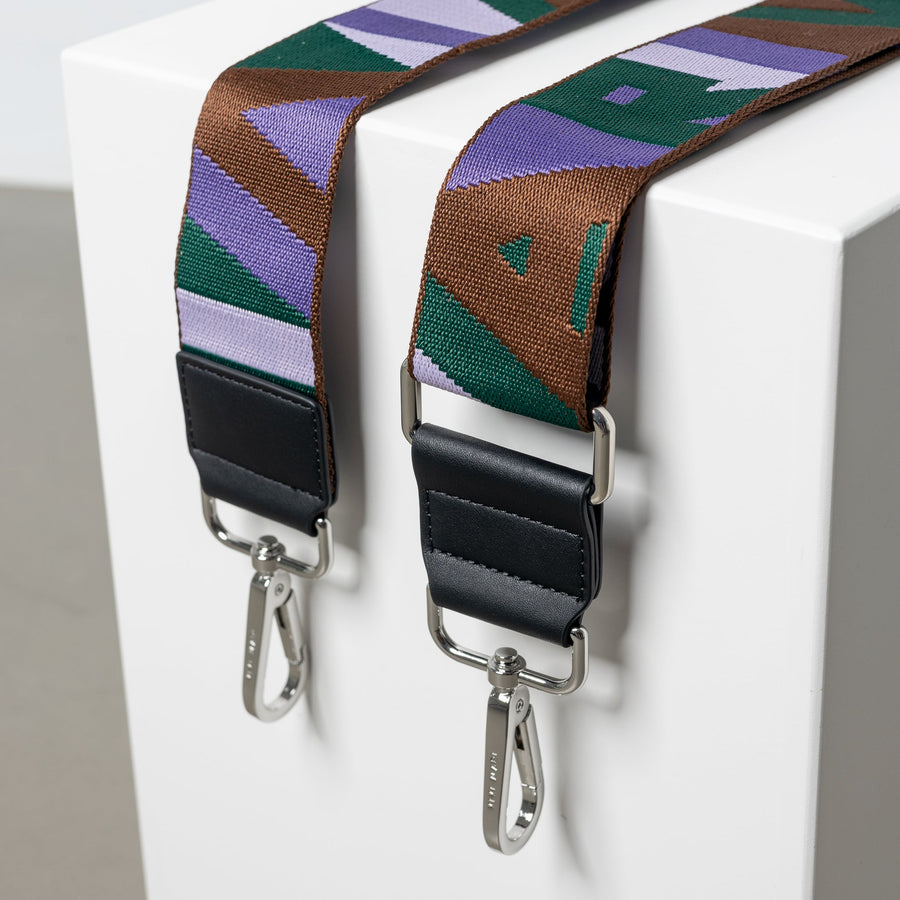 strap snippets green/lavender - black - VIVI MARI
