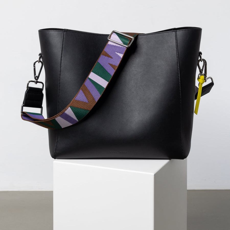 strap snippets green/lavender - black - VIVI MARI
