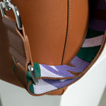 strap snippets green/lavender - tan - VIVI MARI