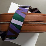 strap snippets green/lavender - tan - VIVI MARI