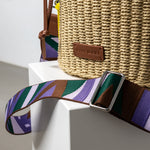 strap snippets green/lavender - tan - VIVI MARI