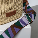 strap snippets green/lavender - tan - VIVI MARI