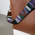 strap snippets green/lavender - tan - VIVI MARI