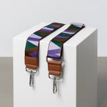 strap snippets green/lavender - tan - VIVI MARI