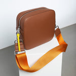 strap spicy orange - tan - VIVI MARI