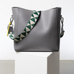 strap triangles green/sand - taupe - VIVI MARI