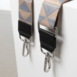 strap triangles grey/beige - black - VIVI MARI