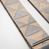strap triangles grey/beige - black - VIVI MARI