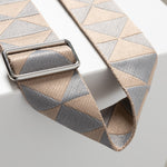 strap triangles grey/beige - tan - VIVI MARI