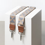 strap triangles grey/beige - tan - VIVI MARI