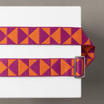 strap triangles magenta/orange - black - VIVI MARI