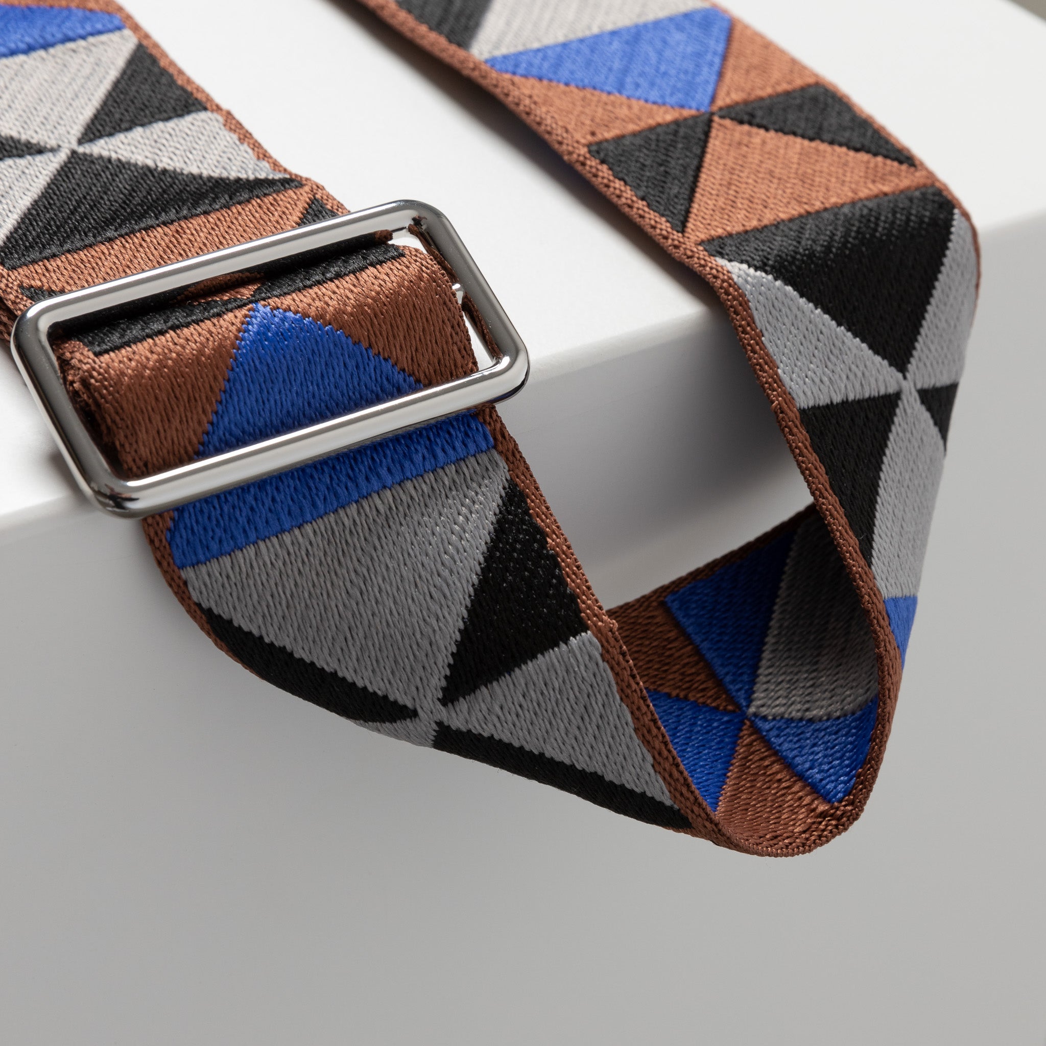 strap triangles multi tan/blue - black - VIVI MARI