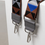 strap triangles multi tan/blue - taupe - VIVI MARI