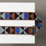 strap triangles multi tan/blue - taupe - VIVI MARI